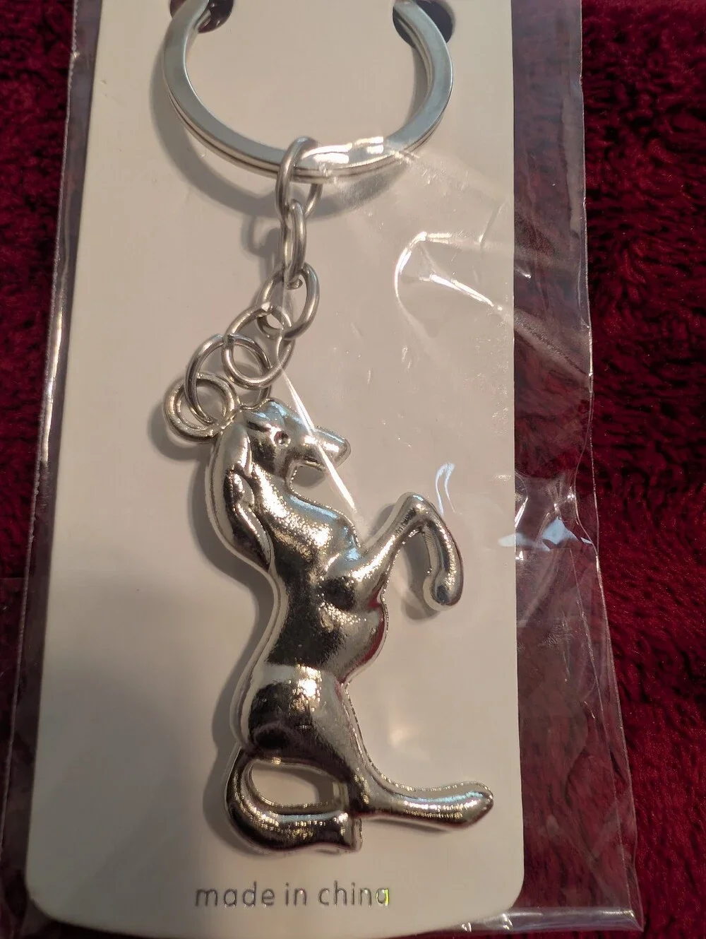 Fashion Jewelry Silver Horse Brooch & Keychain Set| Equestrian Western Style